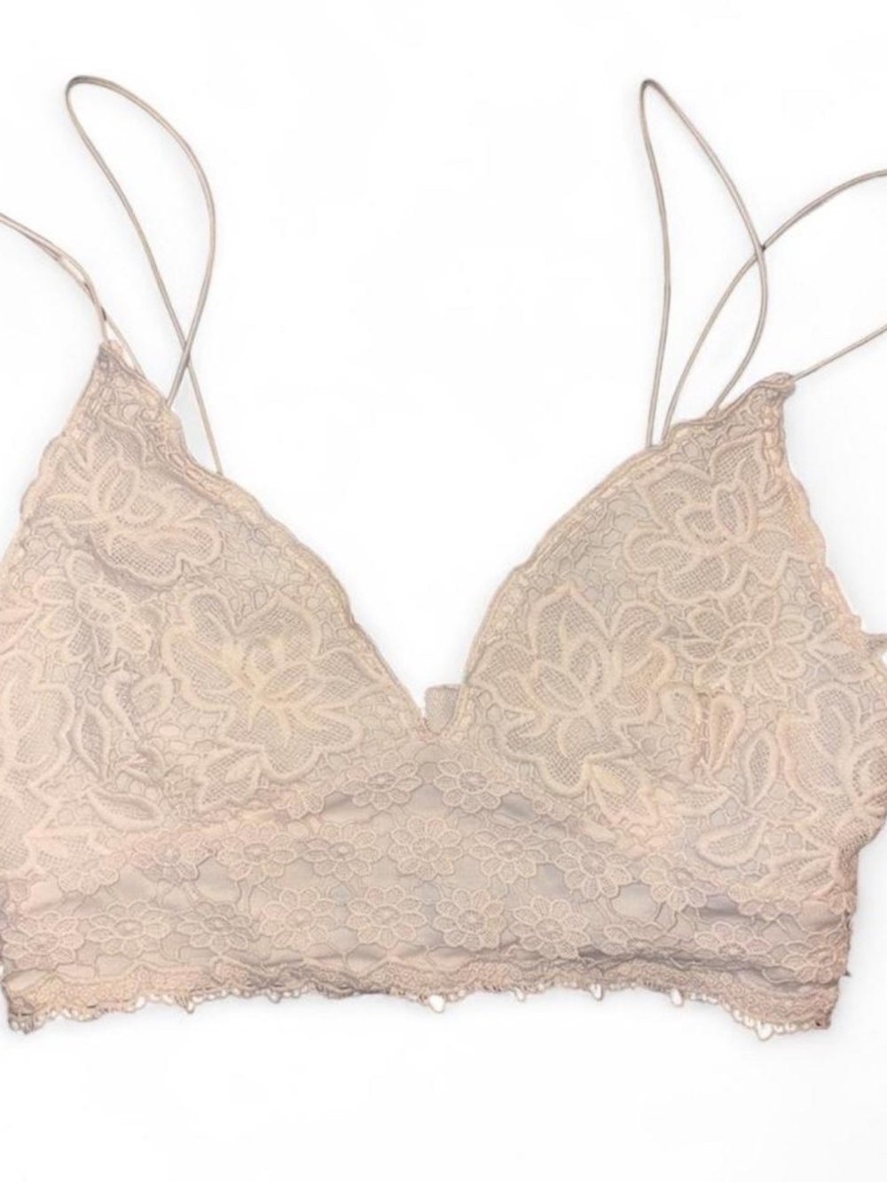 Forever 21 Floral Lace Bralette Size Medium